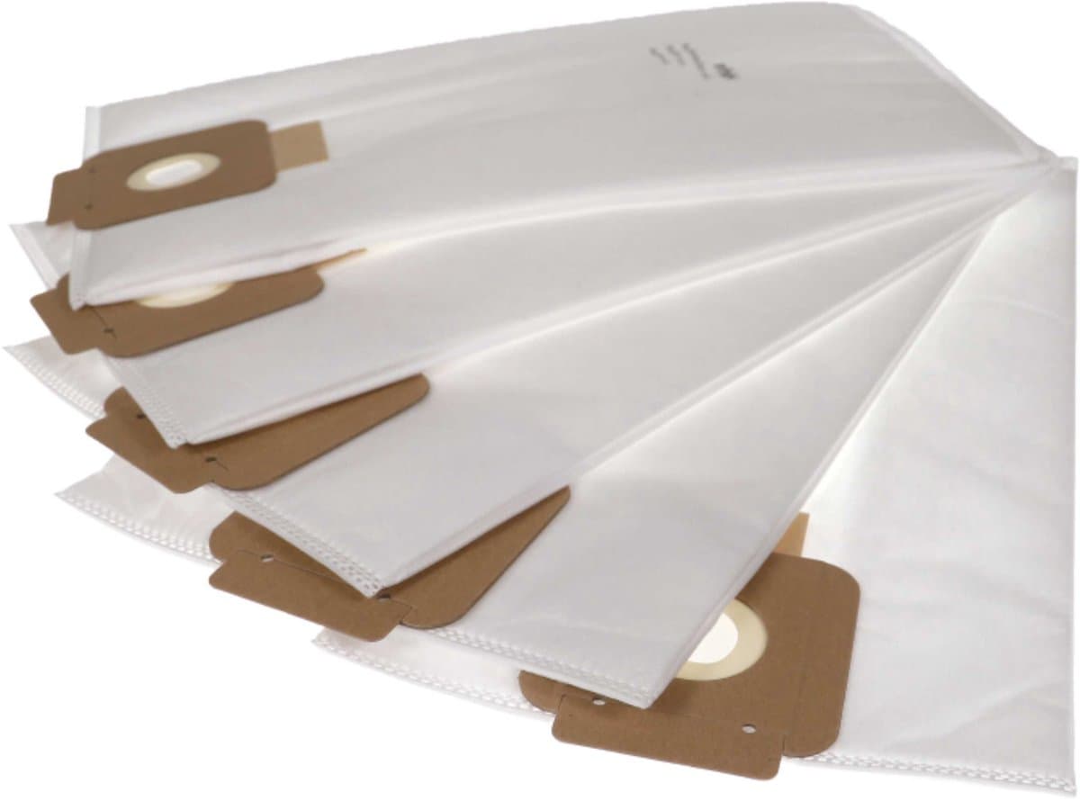 vhbw 20 stuks stofzakken, compatibel met Sprintus ERA TEC-, PRO- en EVO-stofzuigers – 44 cm x 24 cm, wit — afbeelding 1