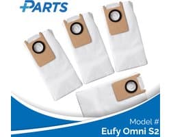 Eufy Omni S2 Stofzakken (4 Stuks, Plus.Parts® alternatief voor T29B9)