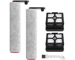 Allecto - Vervangborstel - HEPA-filter - Duurzaam - 5-delig - Compatibel met Dreame H12 Pro - Accessoires voor stofzuiger - 2 borstels + 2 filters