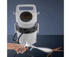 Mobiele Zandstraler - Verrijdbare Zandstraalpistool - Metaal Reinigen - Grote Capaciteit - 15 kg - Grijs