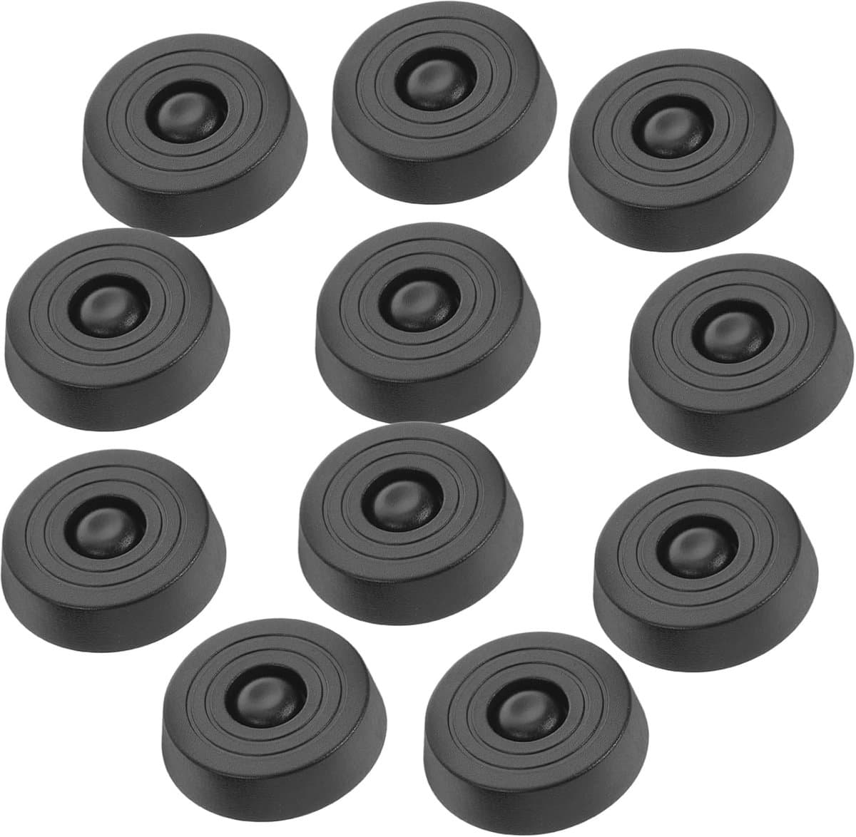 Stofzuiger Wielen Set - Reserveonderdelen - Vloeronderhoud - Botsingsreductie - 12 Stuks - Zwart — afbeelding 1