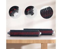 Einigingsborstels geschikt voor Roborock S7 MaxV Ultra / S7 Pro Ultra / S8 Pro Ultra / G10s, rolborstel, onderhoudsborstel, afneembare accessoires voor hogesnelheidsreinigingswalsborstels