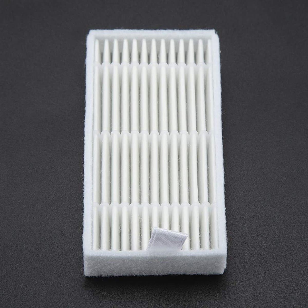 Dailygoods- HEPA Filter Vervangingen - 10 Stuks - Dubbellaagse Filtratie - Glasvezel Filters - Compatibel met V1/V5 Robotstofzuiger - Afmetingen 4,2x8,2x1,5 cm - Stofzuigerfilter — afbeelding 1