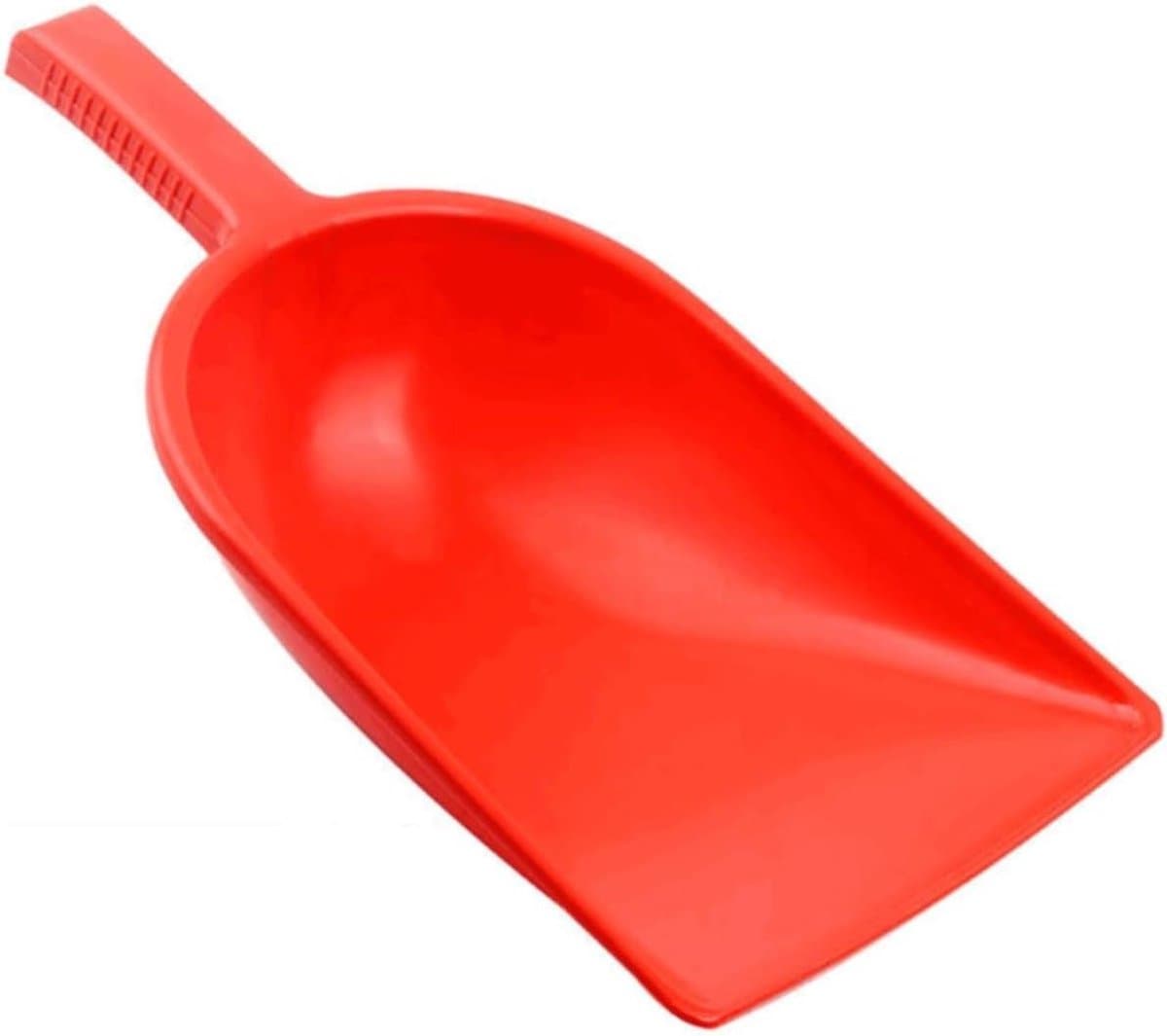 Stofblik Bureau - Plastic Handpan - Huishoudelijk Gebruik - Dieper Concaaf Ontwerp - 35 x 19 cm - Rood — afbeelding 1