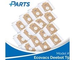 Ecovacs Deebot T9 Stofzakken (15 Stuks, Plus.Parts® alternatief voor D-DB03)