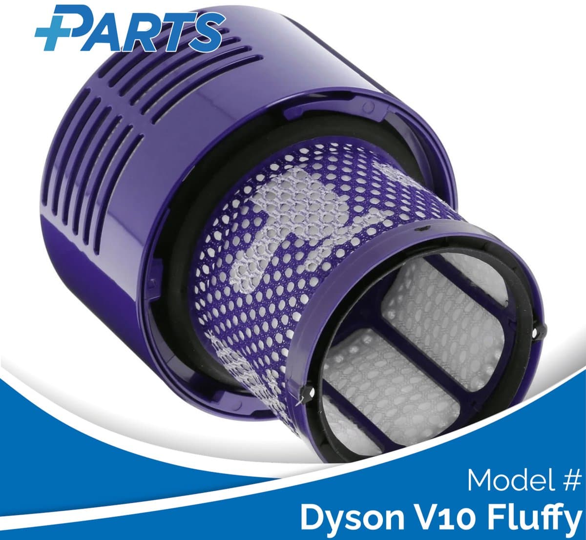 Dyson V10 Fluffy Filter (Plus.Parts® alternatief voor 969082-01) — afbeelding 1