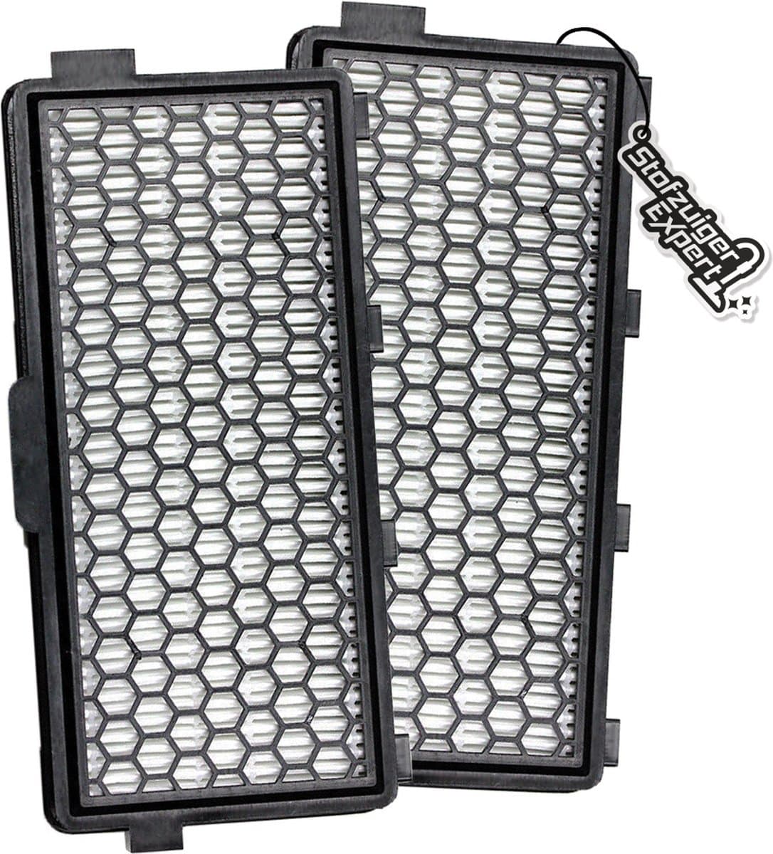 2x Miele Hepa Filter - Geschikt voor Miele Classic Compact C1, Complete C2 & C3 - Koolstof Filter - Vervanger voor SF-HA 50 - Hepa Airclean 50 Filter — afbeelding 1