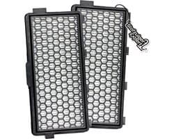 2x Miele Hepa Filter - Geschikt voor Miele Classic Compact C1, Complete C2 & C3 - Koolstof Filter - Vervanger voor SF-HA 50 - Hepa Airclean 50 Filter