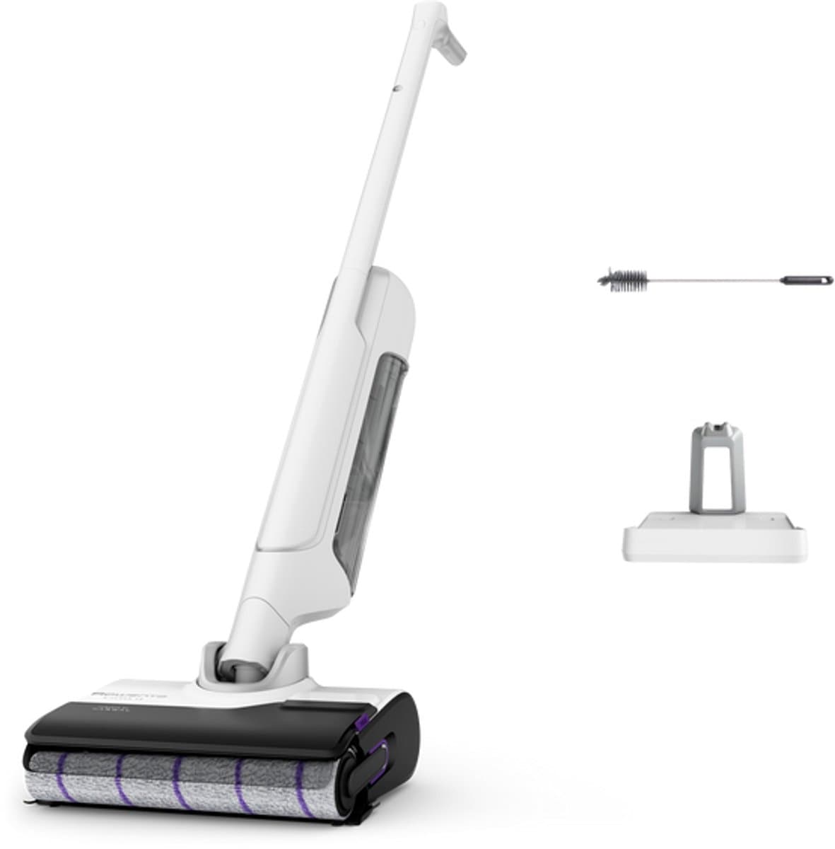 Rowenta X Clean 10 2-in-1 Vloerreiniger - Batterij/Accu Droog en nat Zakloos 200 W Zilver, Wit — afbeelding 1
