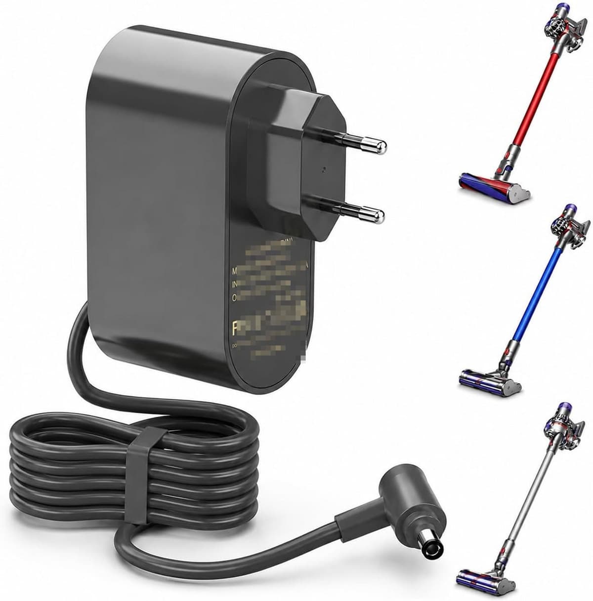 Oplader Steelstofzuiger - Oplader - Stofzuiger Stroomadapter - Vervangende oplader - 26.1V-lader - Geschikt voor Dyson V6 V7 V8-stofzuiger - Kabel 1,8 m - netadapter voor stofzuiger - Stofzuigeradapter - Stofzuigerlader - Universeel - netadapter — afbeelding 1