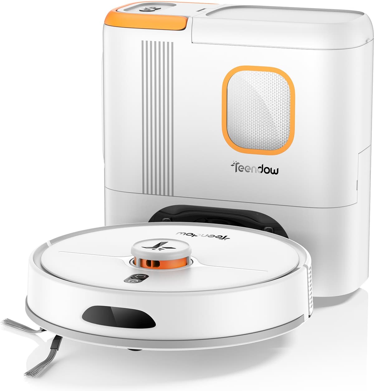 Teendow D20S Max+ Robotstofzuiger & Vachtverzorging - 6000 Pa - LiDAR - 3L Zelfledigend — afbeelding 1