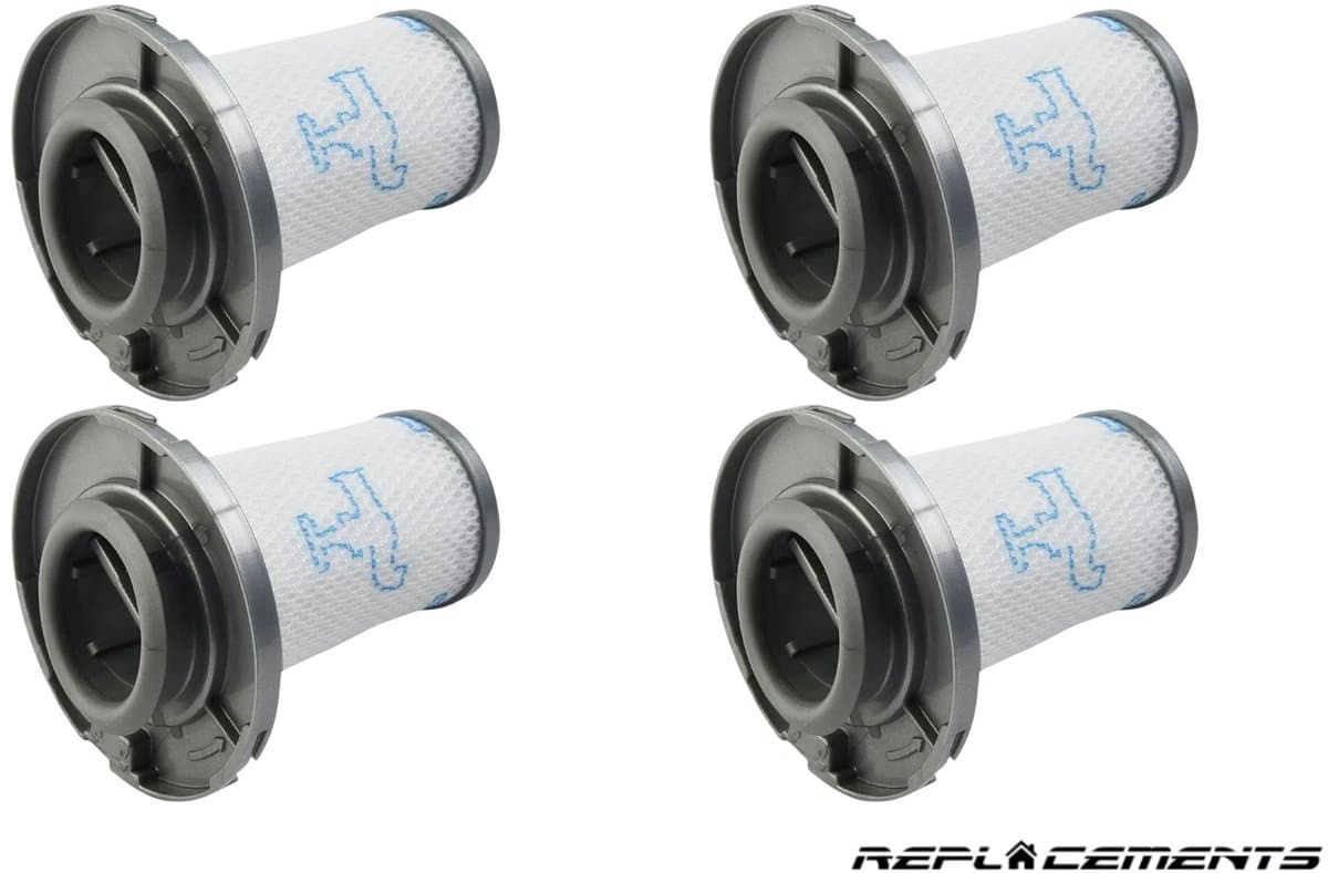 Replacements® set van 4 filters geschikt voor de Rowenta X-Force - Vervangt ZR009006 — afbeelding 1