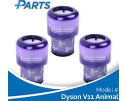 Dyson V11 Animal Filters (3 Stuks, Plus.Parts® alternatief voor 970013-02)