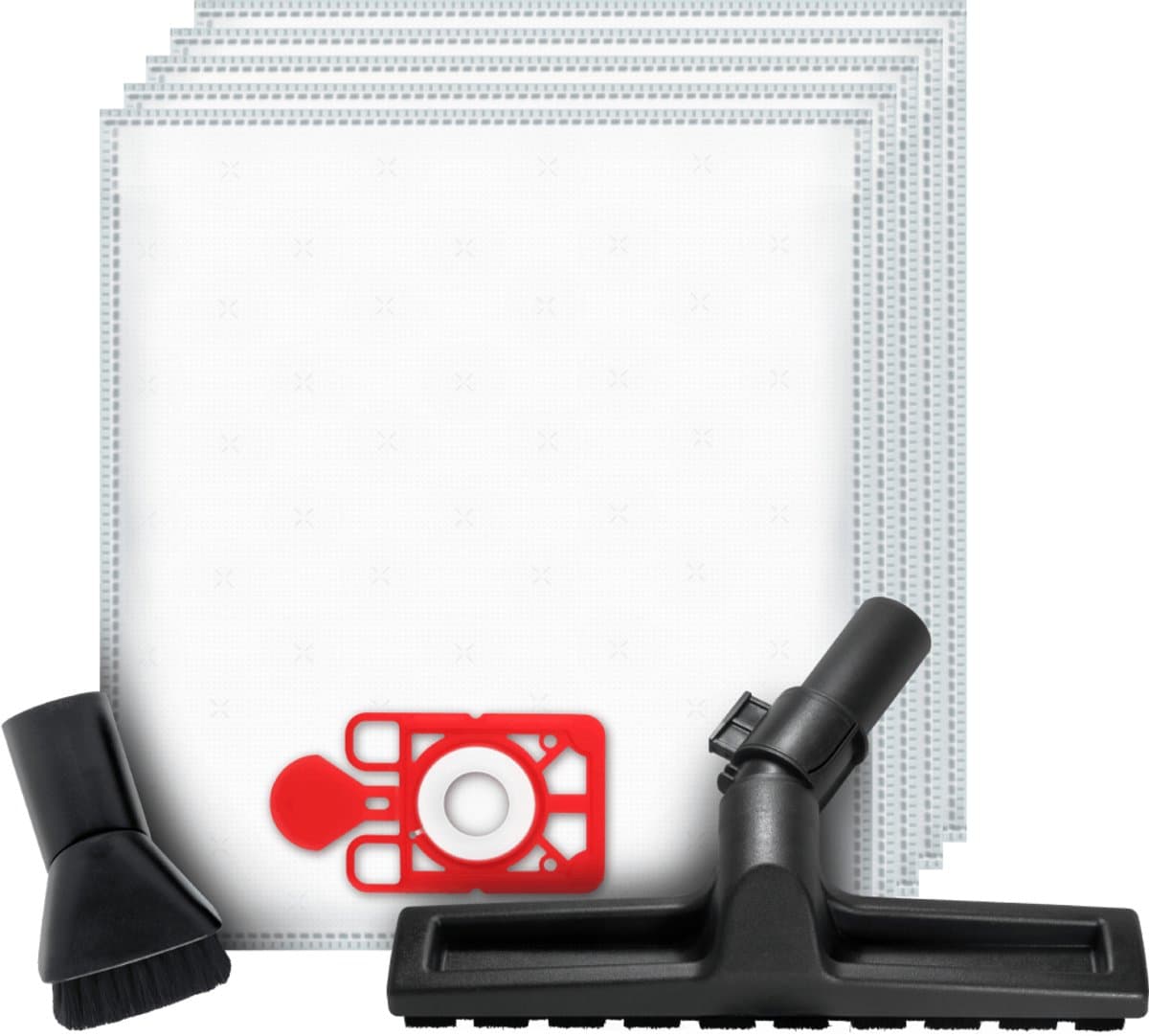 20x Dparts NVM-1CH stofzuigerzakken - 1x parketborstel - 1x plumeau - geschikt voor Numatic - past op elke Henry en Hetty stofzuiger - nr. 604015 Hepa-Flo — afbeelding 1