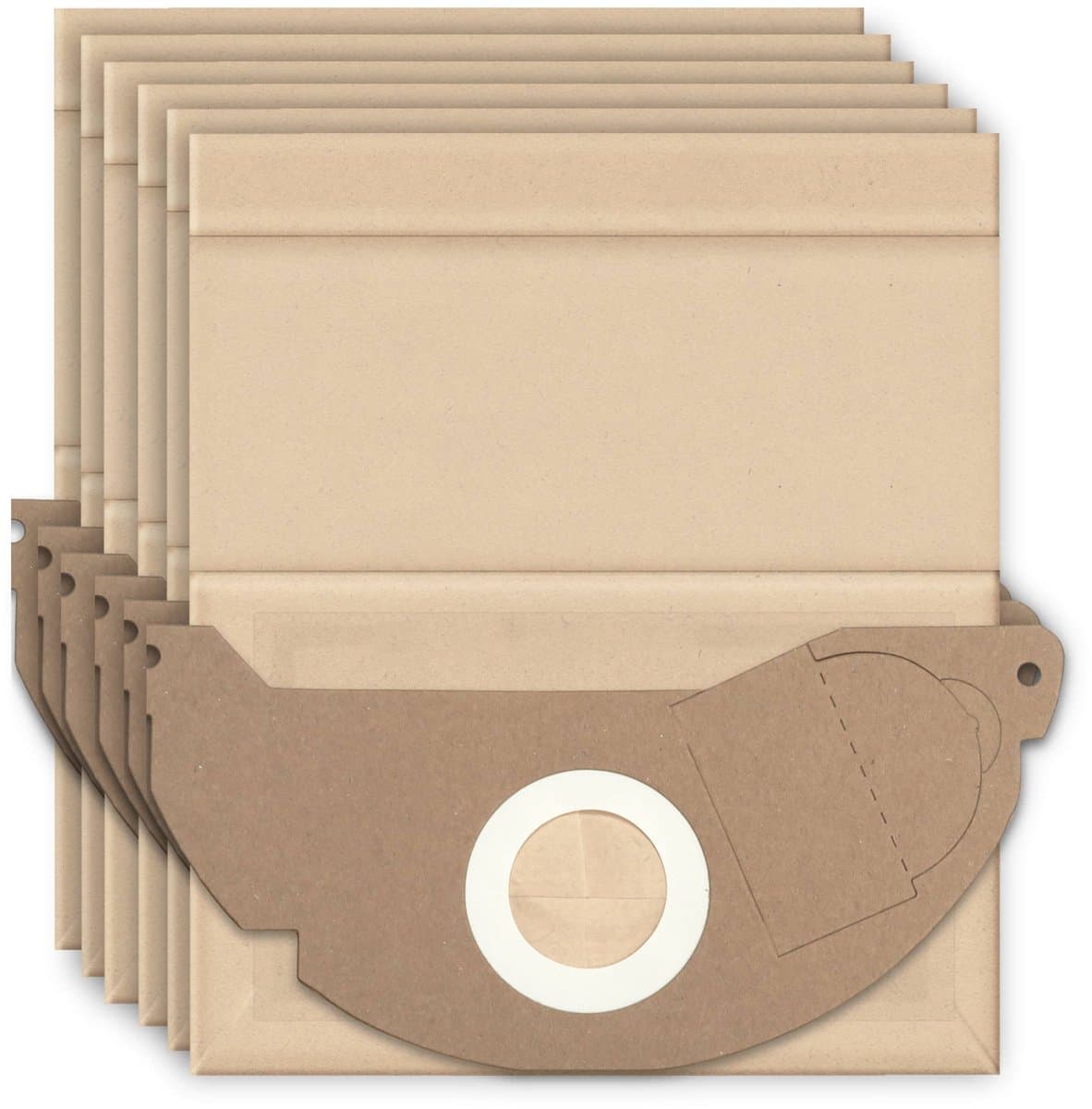 10x Dparts stofzuigerzakken geschikt voor Karcher WD2 en MV2 series - nr. 6.904-322.0 — afbeelding 1