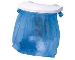 Prullenbak Stasher - Afvalbak - Keuken Hygiëne - Zuignap Montage - 33 cm - Wit