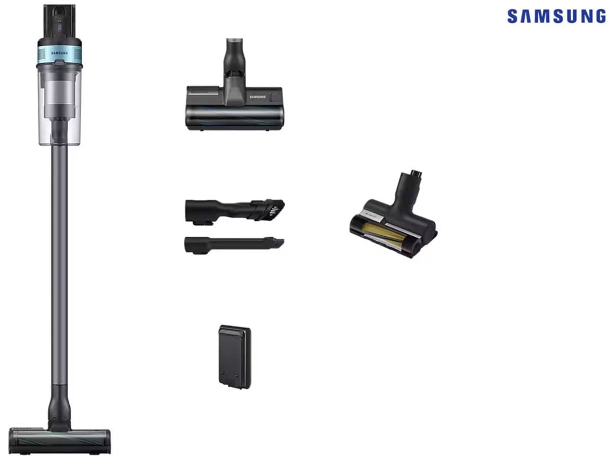Samsung Jet 75E Pet - Steelstofzuiger - VS20B75BGR4 - Violet - Turbo Action Brush - Pet Tool — afbeelding 1