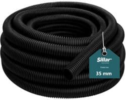 Sillar Stofzuigerslang 35mm - Universele Zuigslang voor Stofzuiger – Flexibele – Op Lengte - 10 m (10 x 1m)