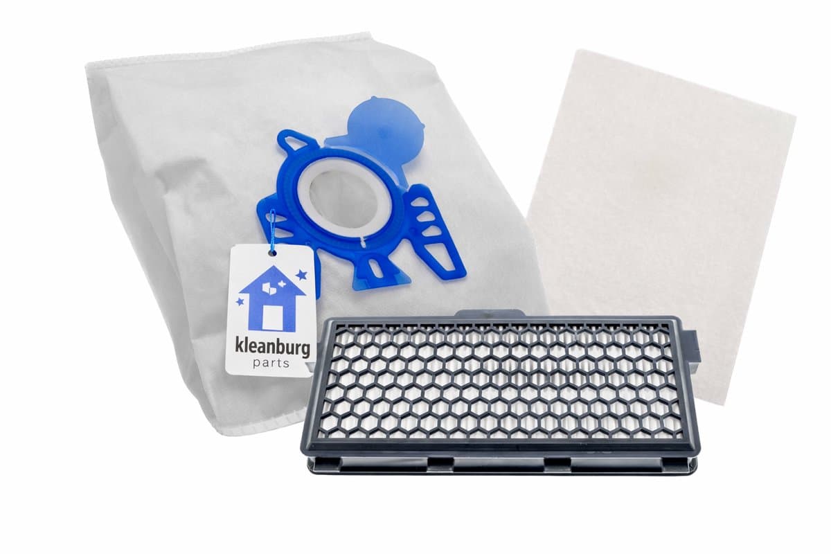 Kleanburg® - Geschikt voor Miele - Onderhoudsset - 10 Stofzuigerzakken - 1 HEPA-filter - 1 Motorfilter — afbeelding 1