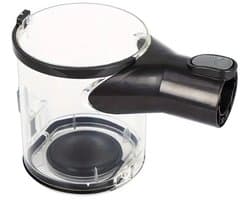 17 Parts – Transparant Stofreservoir Geschikt voor Dyson V6 – Compatibel met DC58, DC59, DC62 & DC74 – Vervangend Opvangbakje van Sterk Kunststof – Eenvoudig te Installeren & Schoon te Maken