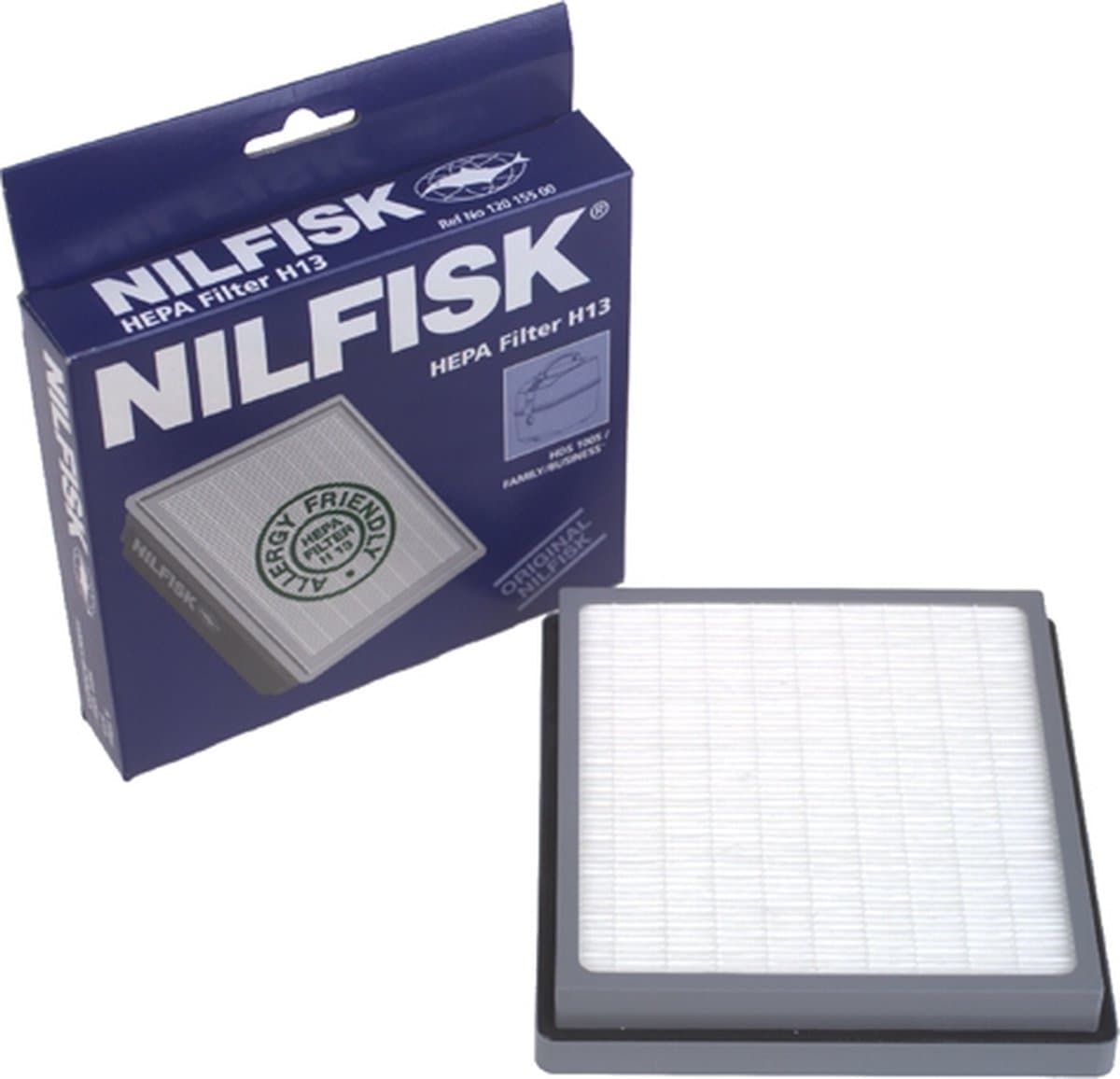 Nilfisk Hepafilter Family/buss — afbeelding 1