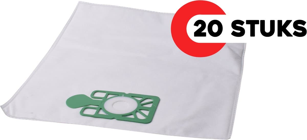 Geschikt voor NUMATIC. voordeelpak 2 x 10 stuks. Stofzuigerzakken voor HenryEco, NVH180, NRV200, NQS250, Harry, Henry, Hetty, Synthetisch. COVAKO Merk — afbeelding 1