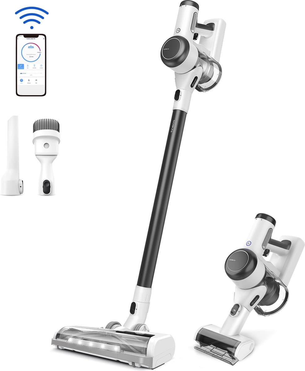 Tineco - PURE ONE X Essential Steelstofzuiger - Cordless - Smart - 21,6V - wit/zwart — afbeelding 1