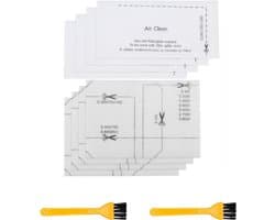 Filterset geschikt voor Miele Stofzuiger – 4x AirClean Filter + 4x Motorfilter – Complete C1 C2 C3, Compact C1 C2, Classic C1 – incl. 2 Reinigingsborstels