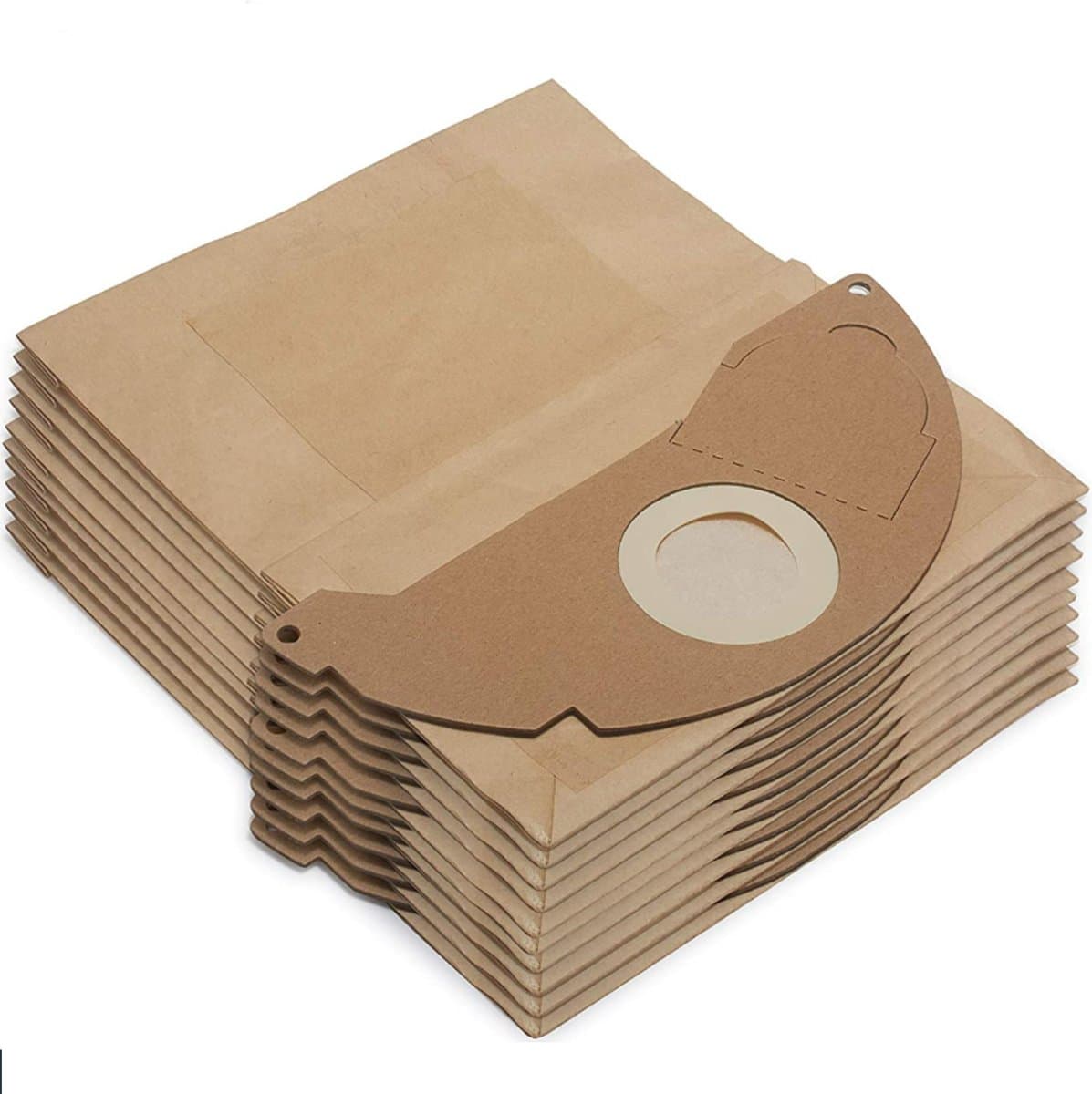 10x Stofzuiger zakken geschikt voor Kärcher WD2250 A2004 A2054 MV2 WD2 6.904-322.0 Stofzakken Stofzuigerzak WD 2.200 - 2.210 - 2.240 - 2.250 — afbeelding 1