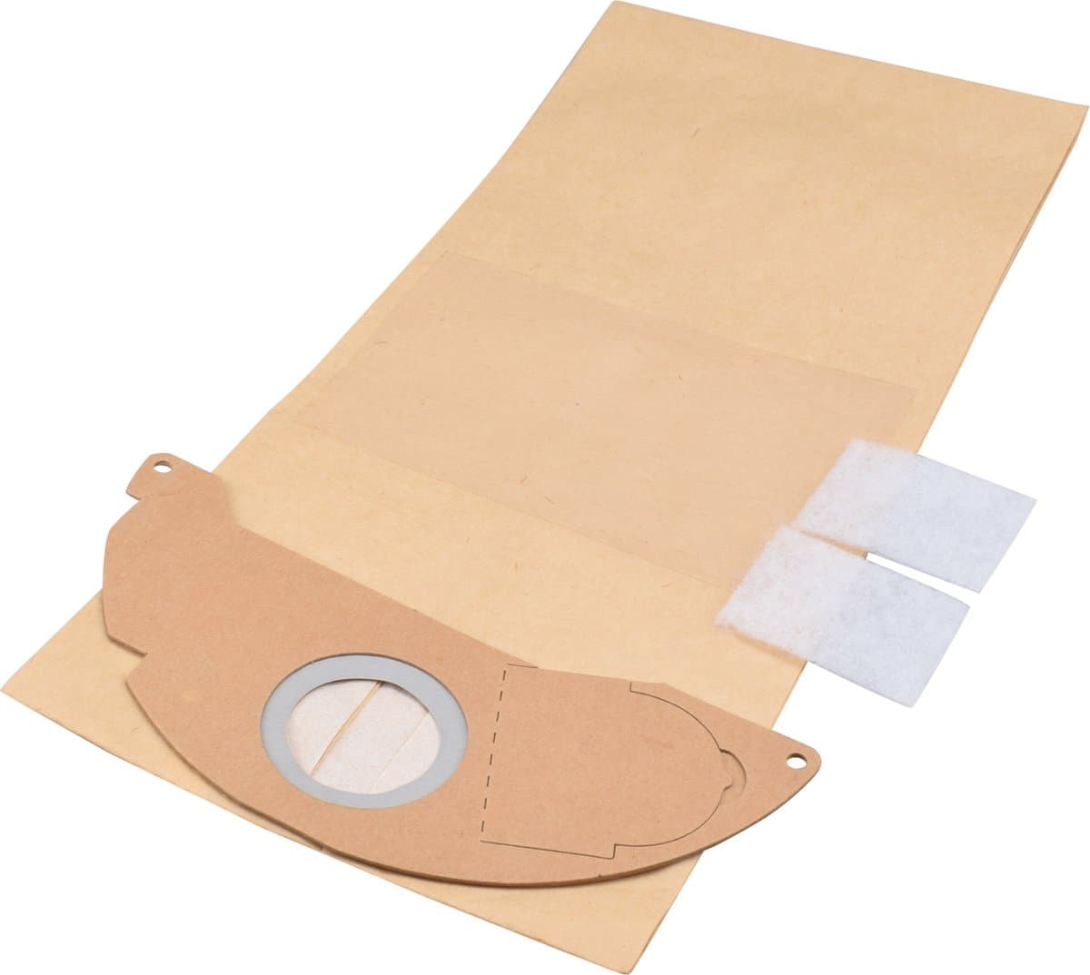 Geschikt voor KARCHER. 10 stuks. Stofzuigerzakken voor 2501, 2601, 3001, Papier + 2 Motorfilter. COVAKO Merk — afbeelding 1