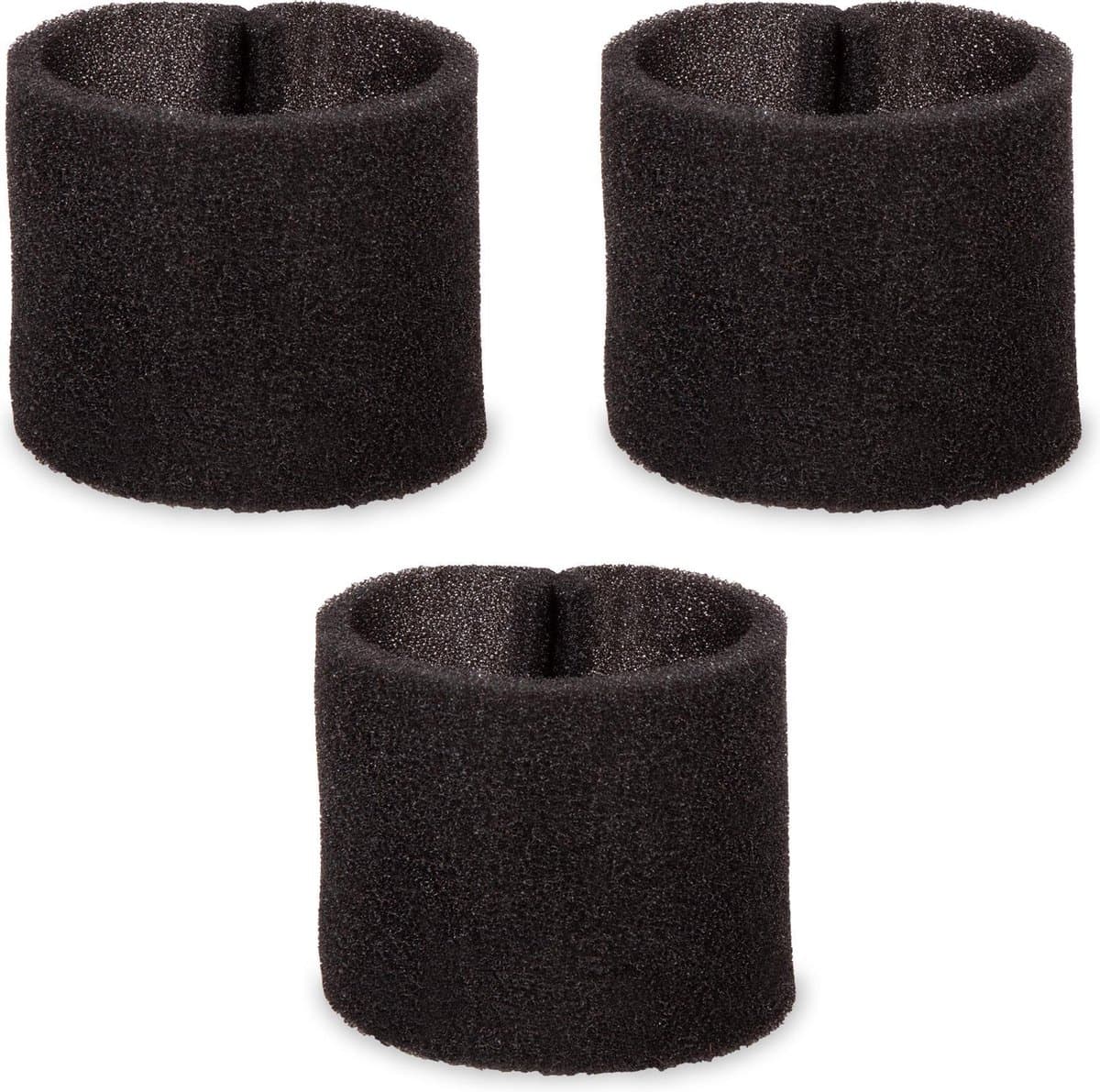 VONROC Schuimfilter set - 3 stuks - Geschikt voor natzuigen - voor VC502AC & VC510AC — afbeelding 1