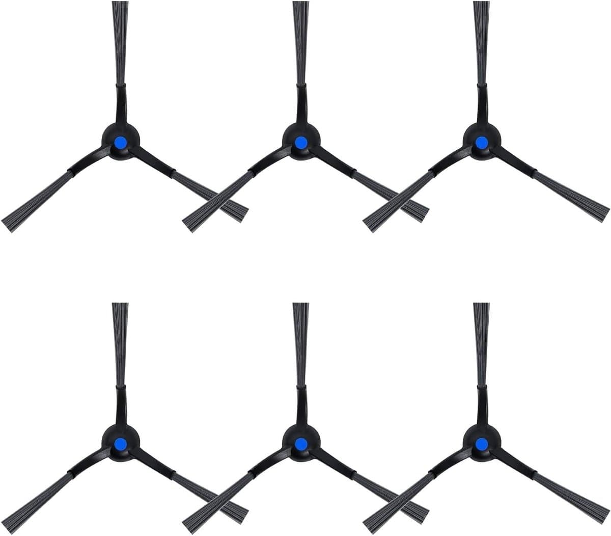 Reserveonderdeel zijborstels voor robotstofzuiger, set van 6 - Ecovacs Deebot T50 Pro Omni/T50 Max PRO OMNI/T50 Omni/X8 PRO OMNI/X8 Omni - Stofzuiger accessoires - Duurzame borstels - Vervangingsonderdeel — afbeelding 1