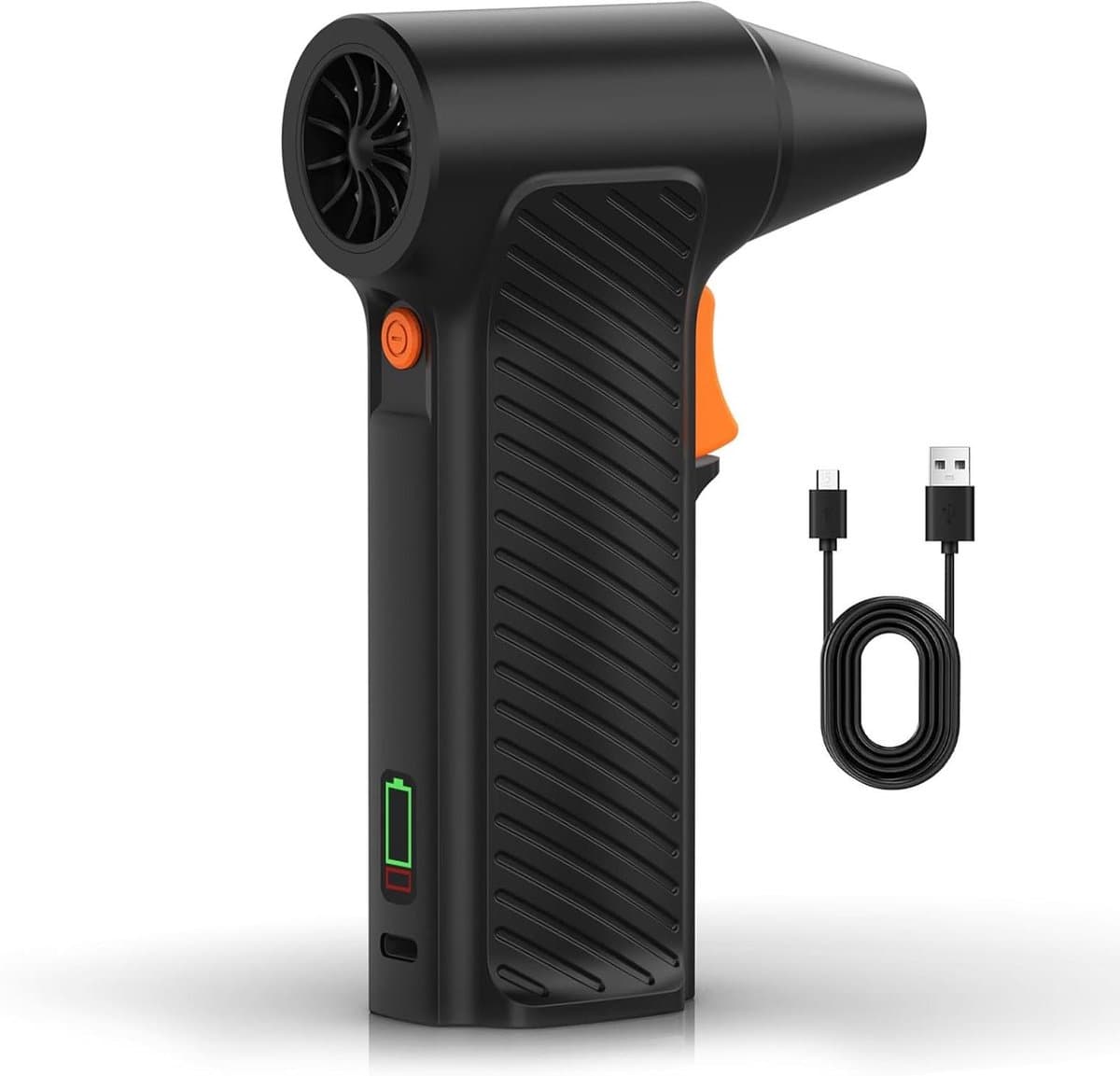 Elektrische Blusser - Luchtblazer Stofzuiger - Elektronica Reinigen - 110.000 RPM - 14.8 x 10 x 4.8cm - Zwart — afbeelding 1