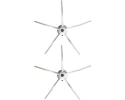 (2 stuks, wit)Geschikt voor Roborock S7 Serie - Geschikt voor S7, S7+, S7 MaxV, S7 MaxV Plus, S7 MaxV UltraMop robot accessoires- Zijborstel (2 stuks, wit) - Mop robot accessoires