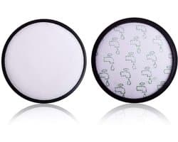 2 stuks filters - 2 ronde filterelementen - compatibel met Rowenta Cyclonic X-Trem Power stofzuiger (RO69 XX)