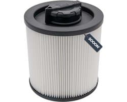 SQOON® Cilinderfilter Geschikt voor DeWalt 23–61L Stofzuigers – Vervangt DXVC6910