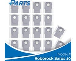Roborock Saros 10 Stofzakken (18 Stuks, Plus.Parts® alternatief voor 8.02.0239)