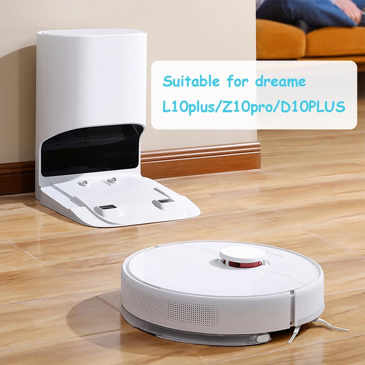 Dailygoods- Reserveonderdelen Stofzuiger - 4 Stofzuigerzakken - 4 HEPA-Filters - 2 Hoofdborstels - 6 Zijborstels - 4 Doekjes - 1 Reinigingsgereedschap - Stofzuigeraccessoires — afbeelding 1