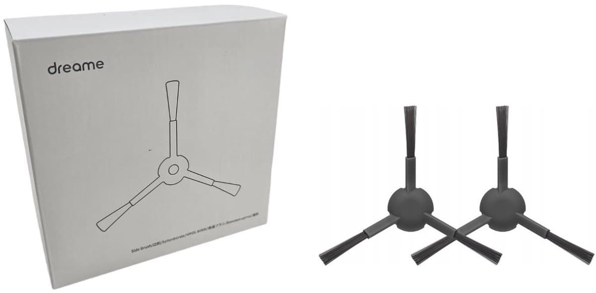 2 x Originele zijborstel voor DREAME L10s/ L20/ L30/ X30/ L40/ D20 (2 stuks) Dreame RSB9 stofzuiger accessoire - Zijborstel Robotstofzuiger — afbeelding 1