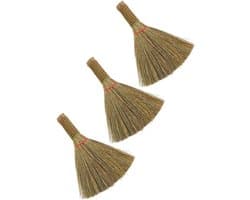 Handveger Set - Bureaubezem Stofborstel - Bureau Schoonmaken - Zachte Dichtheid Borstels - 14 cm x 10.5 cm - Diverse kleuren
