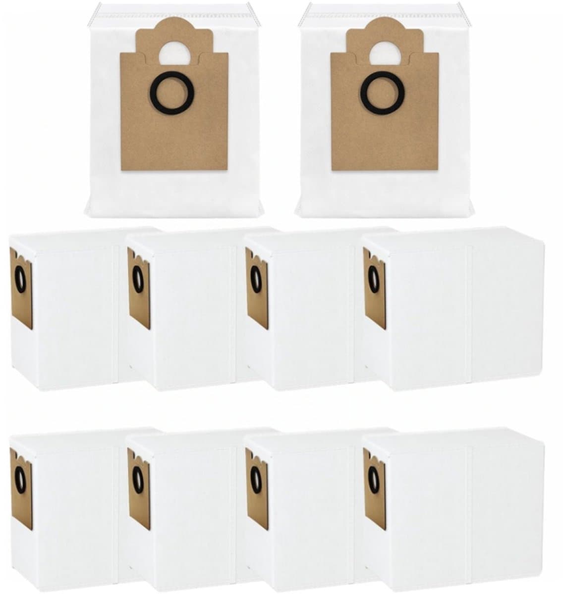 Stofzakken - 10 Stuks - Geschikt voor Lefant M2/M2 Plus/M2S Pro Robotstofzuiger - Reserveonderdelen — afbeelding 1