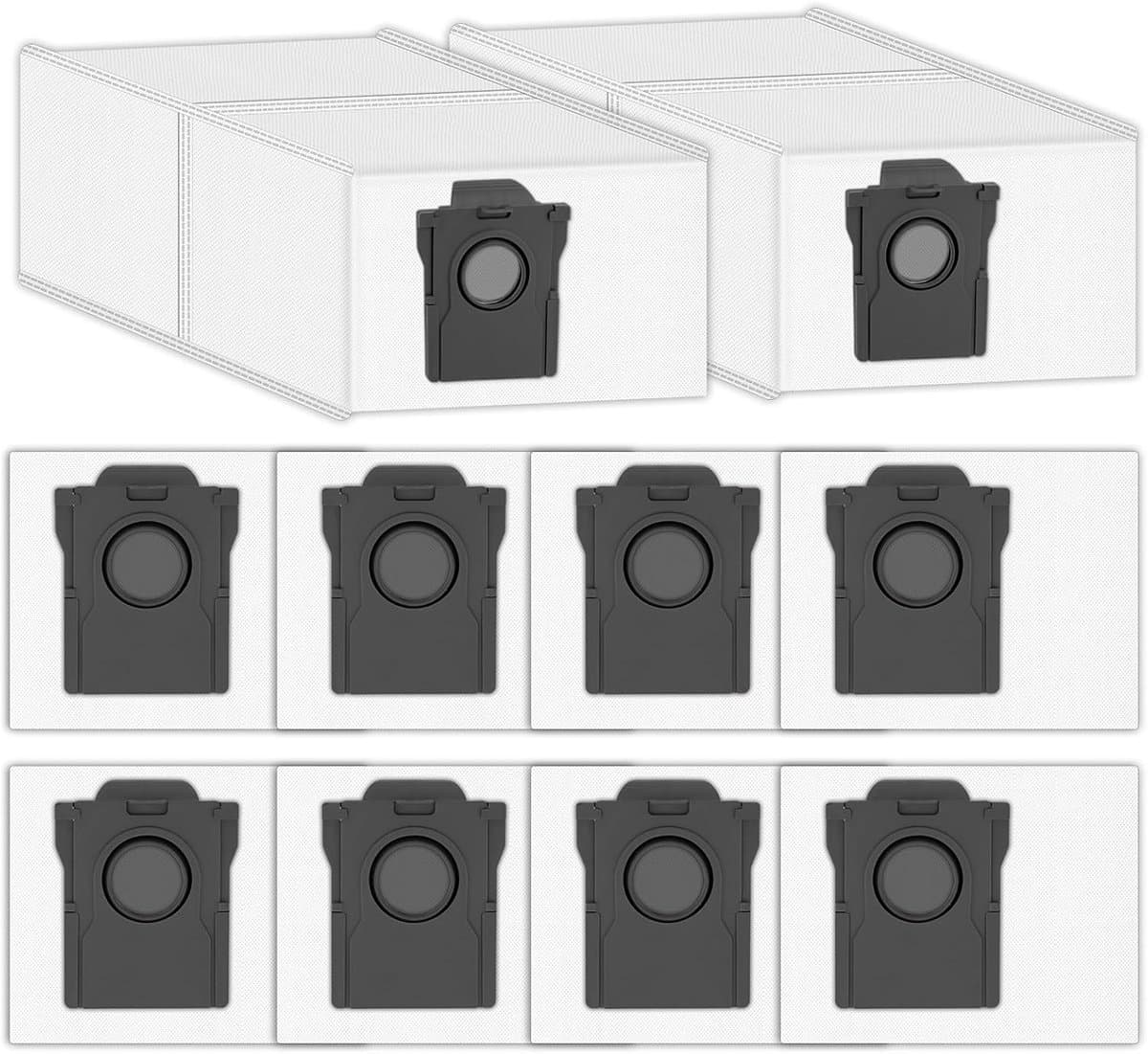 10 Stuks Vervangende Stofzakken - geschikt voor Mova P50 Pro Ultra - P10 Pro Ultra - P10 Ultra - S20 Ultra Robotstofzuiger Met Zelf-Leegstation - Accessoireset — afbeelding 1
