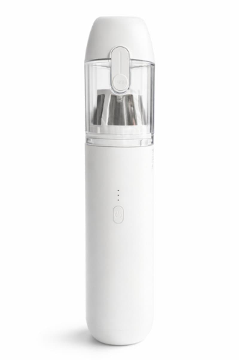 LEXO® - Kruimeldief PRO25- Draadloos opladen - 5 Opzet Stukken - 12000PA - Zwart - AutoStofzuiger - Mini Stofzuiger - HEPA Filter - Met Oplaadstation - EasyClean - Wit - Met Blaasfunctie om bv luchtbed op te blazen — afbeelding 1