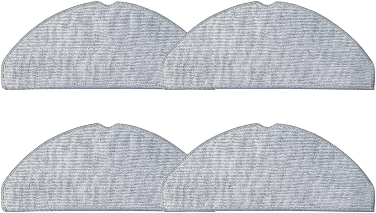 4 stuks Mopdoeken - Geschikt voor Eufy G50 Hybrid (SES) - L60 Hybrid (SES) - L60 - L60 SES - L50 - L50 SES - 273*116mm - Onderdelen - voor robotstofzuiger - grijs — afbeelding 1