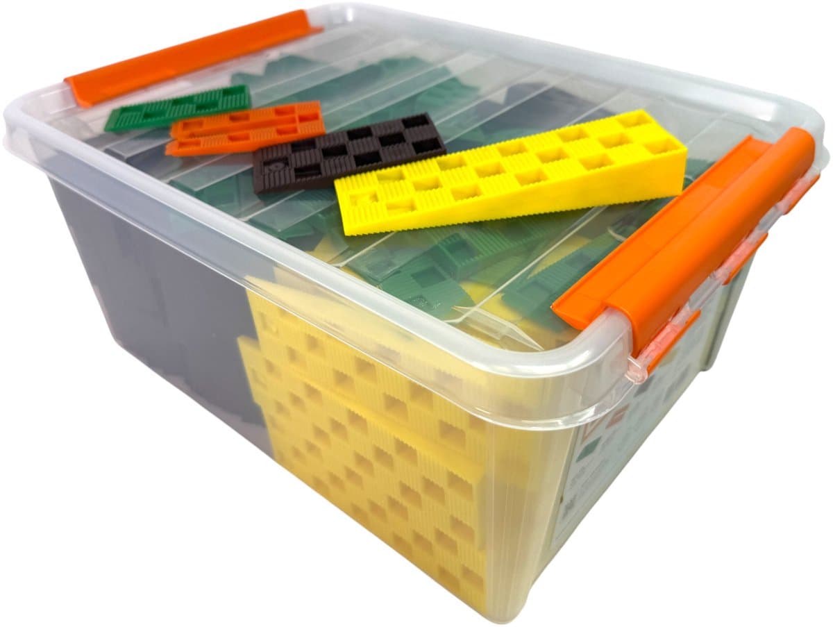 Knudsen Legset - Schuine spieën - PVD - MIXED-PACK - BOX 245 st — afbeelding 1