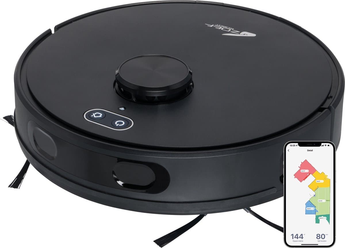 Zoef Robot Robotstofzuiger Willem 2.0 met laadstation - uitgebreide mapping - Robot vacuum - 6000Pa - Robot stofzuiger - geschikt voor huisdieren — afbeelding 1
