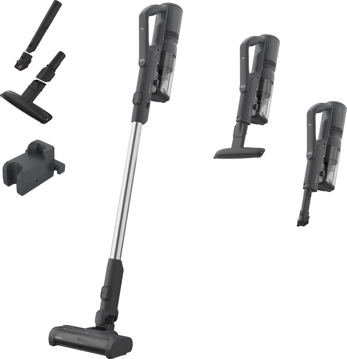 AEG AP51UH18DG Clean 5000- Steelstofzuiger draadloos - Sterke zuigkracht - Krachtige motor - Lichtgewicht snoerloze stofzuiger - MultiFloor zuigmond - Stofzuiger met accu - Draadloze steelstofzuiger — afbeelding 1