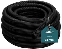 Sillar Stofzuigerslang 38mm - Universele Zuigslang voor Stofzuiger – Flexibele – Op Lengte - 1m
