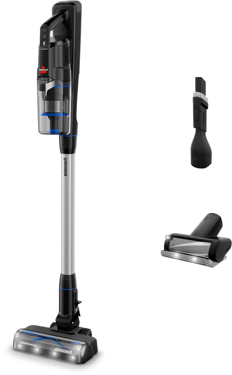 BISSELL PowerClean FurGuard Draadloze Steelstofzuiger - 280W Motor - 50 Min Gebruikstijd - Anti-klit Borstel - 2 in 1 Steel- en Handstofzuiger - Zelfstaand Design - HEPA-filter - LED-koplampen - Stick Vacuum Cleaner - Verwijderbare Batterij - 4093N — afbeelding 1