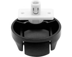 Geschikt voor Roborock stofzuigerrobot S65/S55 Max/S65 Pure/S45 Max/S70/S75/S7/T7S/G10/G20/S8 Pro Ultra - Robotstofzuiger Voorwiel - stil, geluidsarm (zwart)